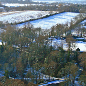 The view from the Cathedral Tower, looking South.